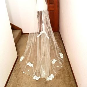 Vintage veil with Juliette cap.